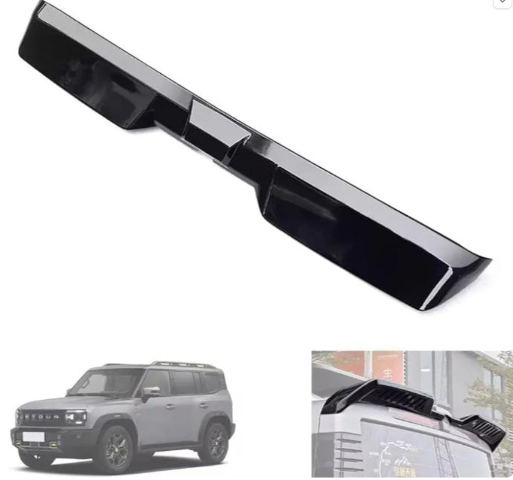 Jetour T2 Rear Boot Spoiler  Gloss Black