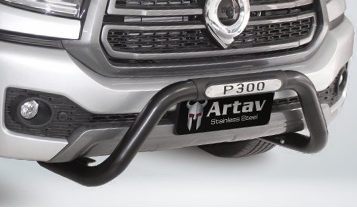 GWM P300 Nudge Bar Black (PDC Friendly) BS-72080