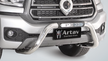 GWM P300 Nudge Bar Stainless (PDC Friendly) BS-72080T