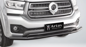 GWM P300 Front Styling Bar Black BS-72081