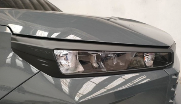 Toyota Travo 2026 Headlight Trim Matt Black