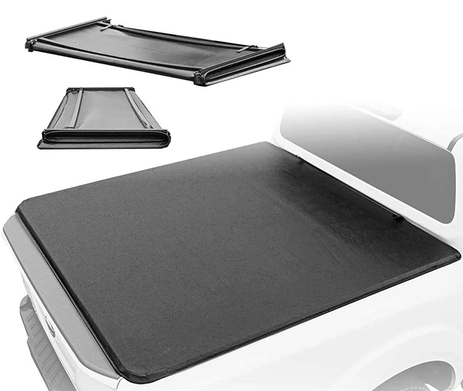 Toyota Hilux GD6 2016+ Double Cab Soft Tri-Fold Tonneau Cover  3033157