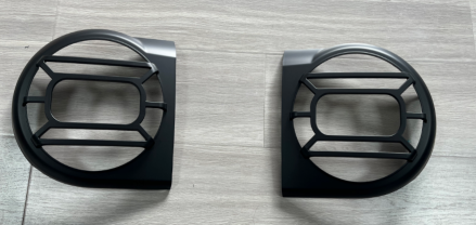 ICAR V23 Head Light Trim Gloss Black