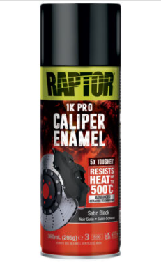 Raptor Caliper Enamel Aerosol spray 295g Satin Black