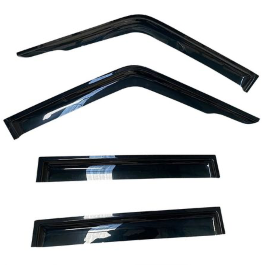 Toyota Land Cruiser 70 Series Weather Guards  Double Cab Gloss Back