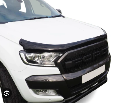Ford Ranger T7/T8 2016+ Bonnet Guard Gloss Black