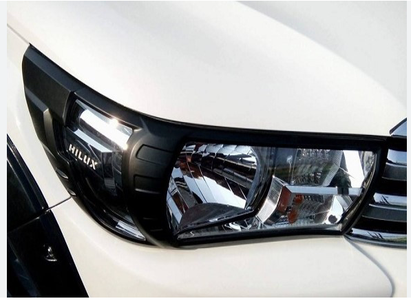 Toyota Hilux GD6 (2016 -2020) Head Light Trims Matt Black