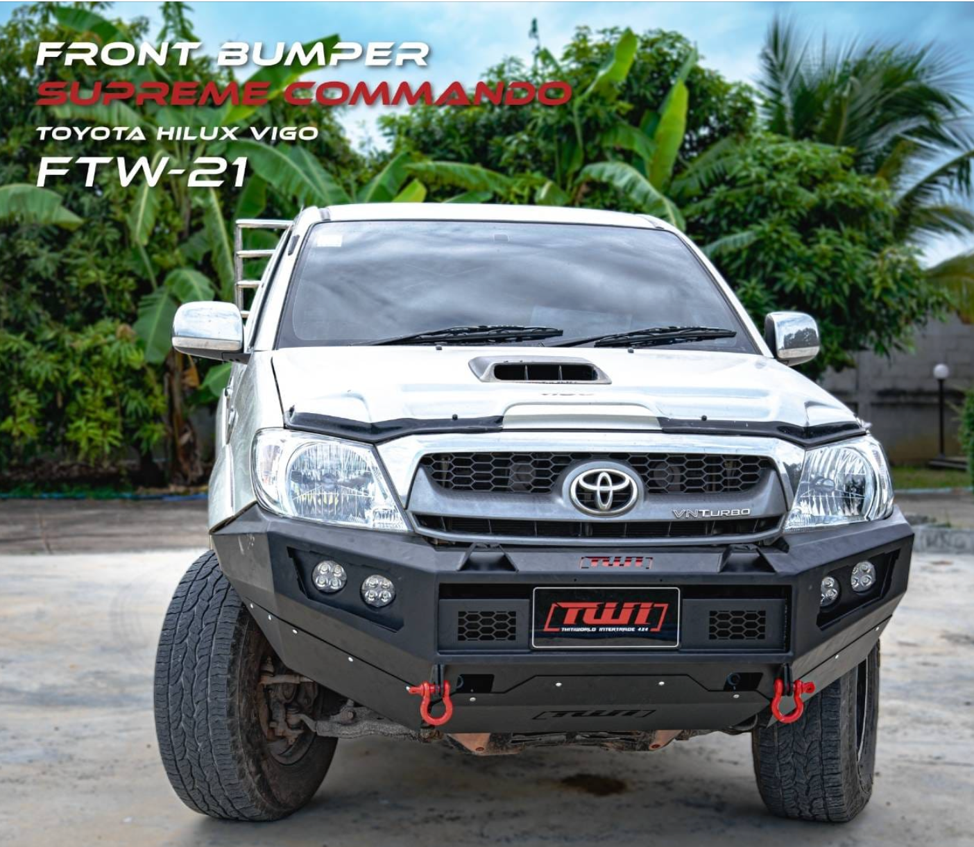 TWI Front Commando Bumper Toyota Hilux Vigo 2005-2011