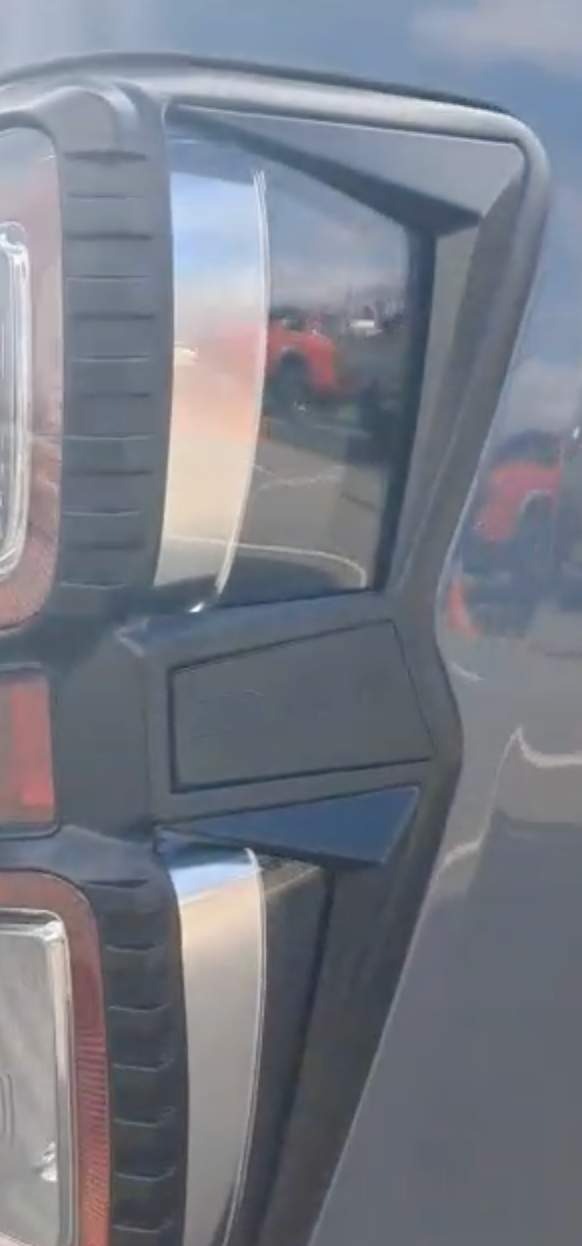 Isuzu Dmax (2022+) Tail Light Trim Matt Black