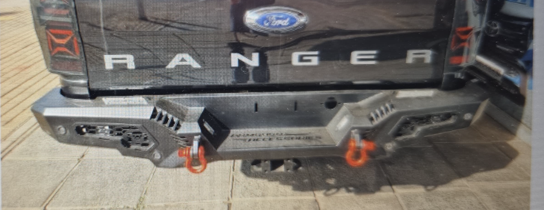 Ford Ranger (2012-2022) Armando Combat Rear Steel Bumper