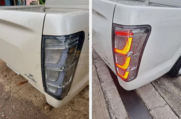 Isuzu D Max Gen 6 2012-2018  Tail Light LED  (Gen 7 Look 2024) Clear