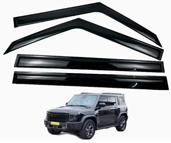 Jetour T2 2025+ Weather Guards Slim Design  Gloss Black