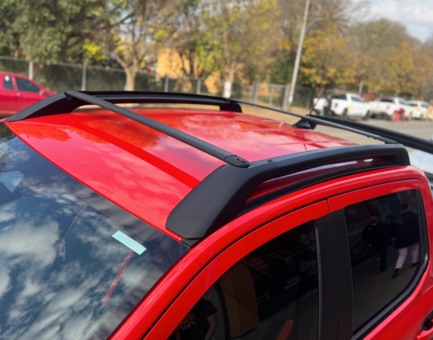Ford Ranger Next Gen Wildtrak X look Roof Rails black with cross bar