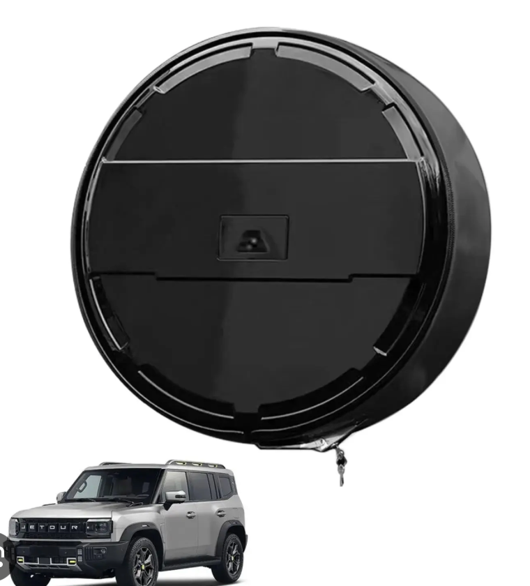 Jetour T2 2025+ Spare Wheel Cover Black & Black