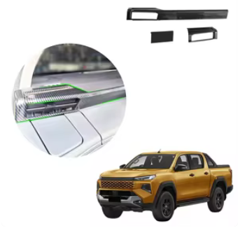Toyota Hilux GD6 Travo 2026+ Middle Control Cover Gloss Black