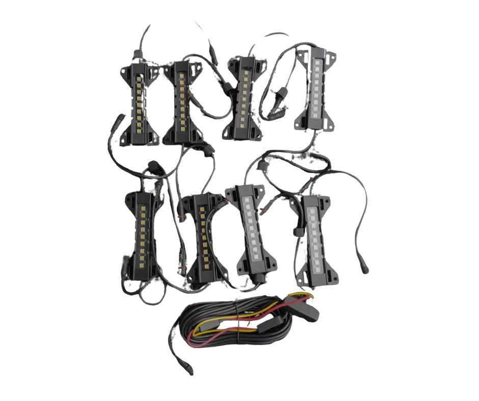 8 Pod LED Rock Light Set