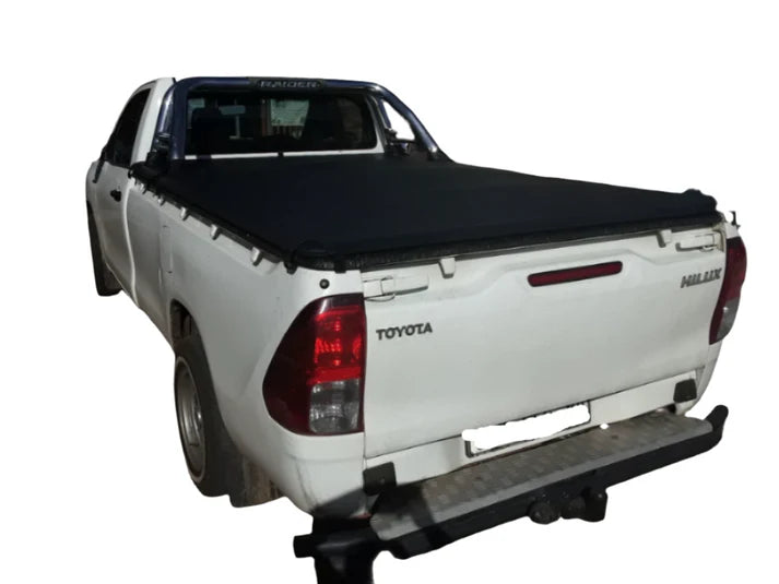 Tonneau Cover Toyota Hilux Extended Cab, Aluminium Frame Clip in Compatible with OE roll bar