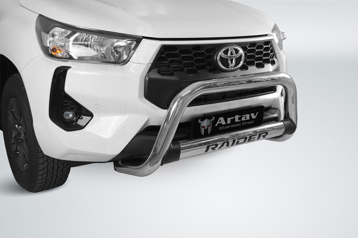 Toyota Hilux Nudge Bar Stainless 2016+ 80051-ART PDC FRIENDLY