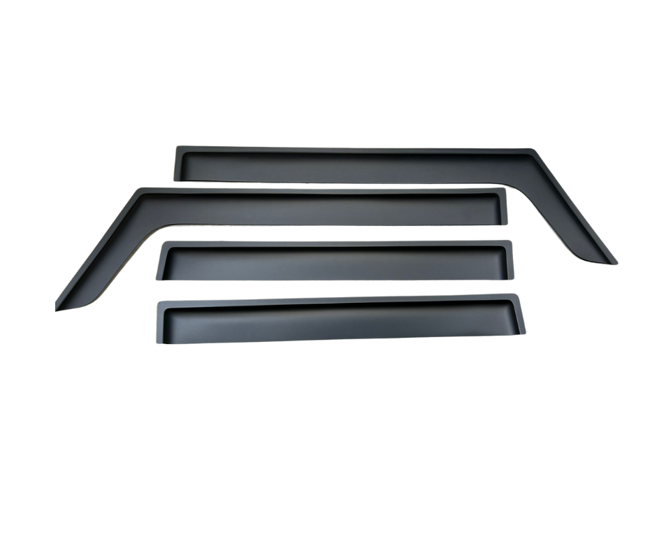 Suzuki Jimny Gen 4 3-Door Weather Guards — Matt Black