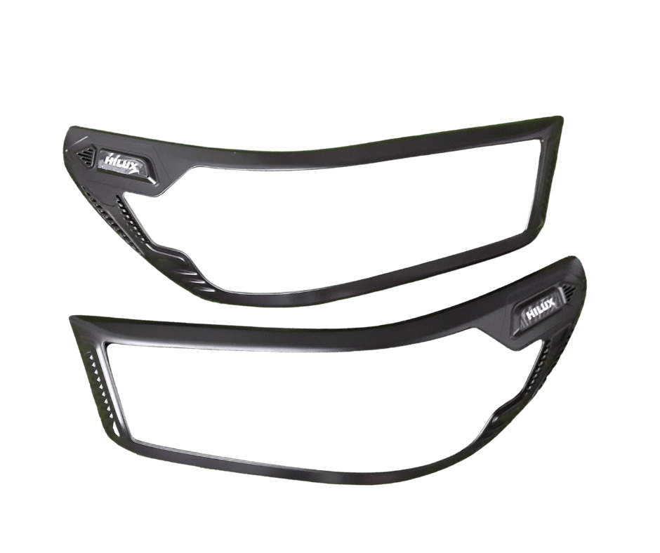 Toyota Hilux GD6 (2020 - Current) Head light Trims Matt Black