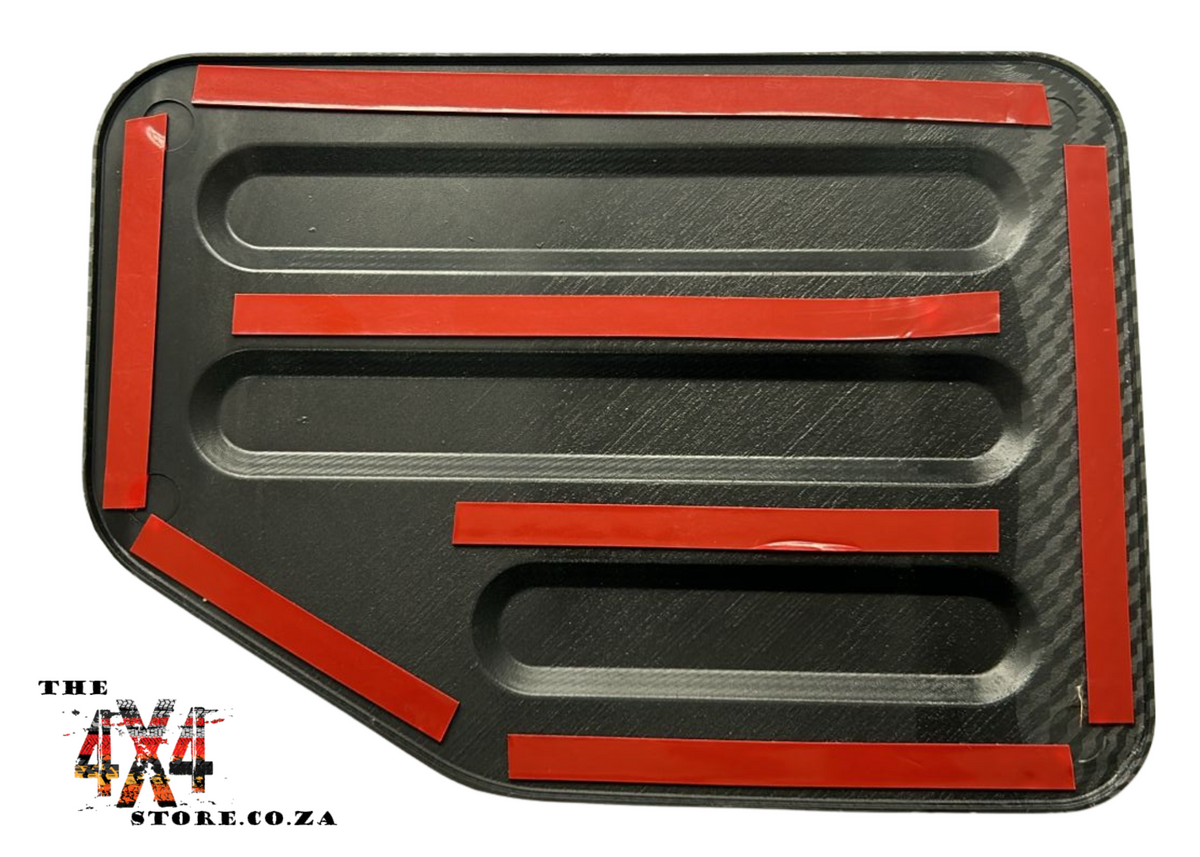 Suzuki Jimny Generation 4 2019+ (3 Door) Fuel Tank Cover Carbon Fiber(look a like)