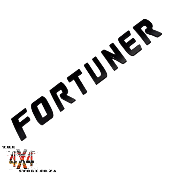 Toyota Fortuner 3D Bonnet Logo - Letter size 50 mm