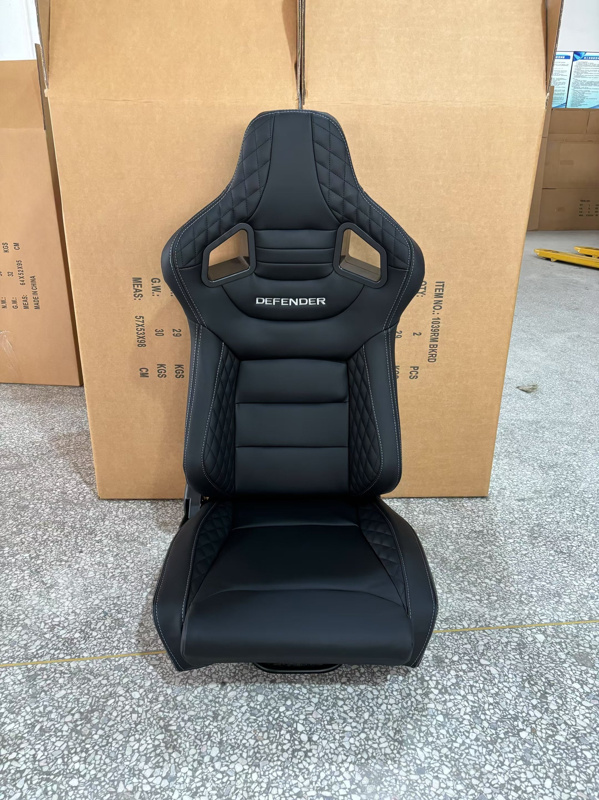 Land Rover Defender Seats set of 2  with DEFENDER name