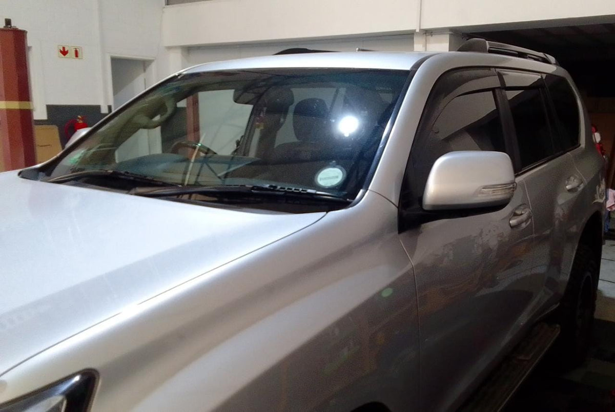 Toyota Prado 150 (2018 -2024) Weather Guards Double Cab  Gloss Black