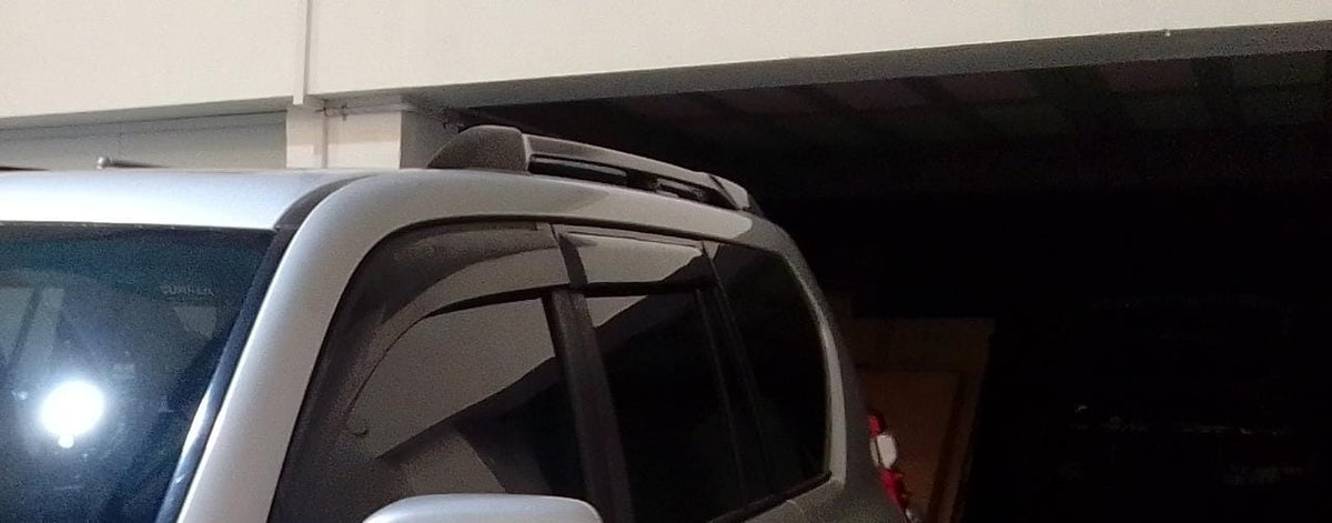 Toyota Prado 150 (2018 -2024) Weather Guards Double Cab  Gloss Black