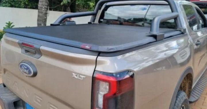 Ford Ranger Next Gen 2023+ Double Cab Soft Tri-fold Tonneau Cover (compatible for New Amarok)-3033175