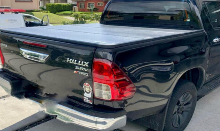 Toyota Hilux 2016+ Double Cab EZ Hard Tri fold Tonneau Cover