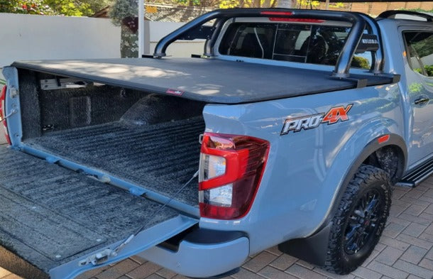 Nissan Navara2015+Double Cab Soft Tri-fold Tonneau Cover -3033151
