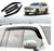 Toyota Land Cruiser 300 Series Weather Guards Gloss Black