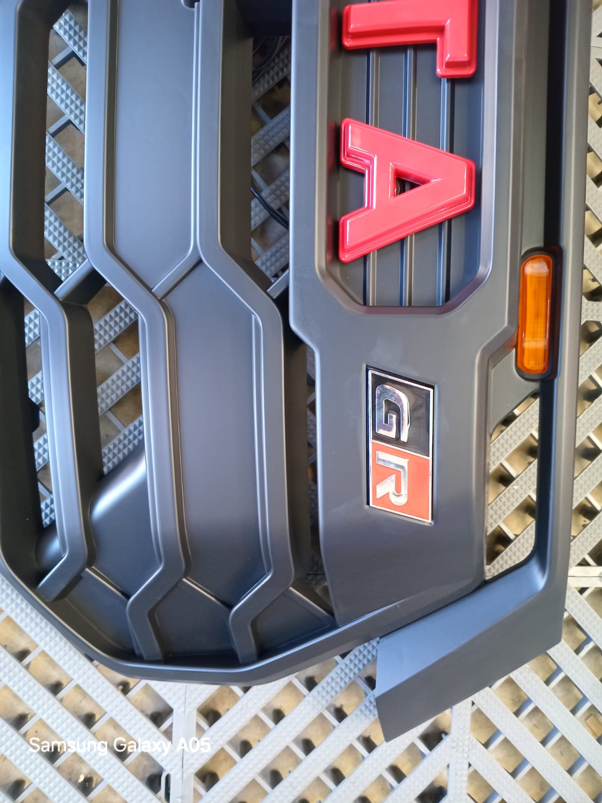 Toyota Hilux 2024+ GR Grill Matt Black With LED&#39;s