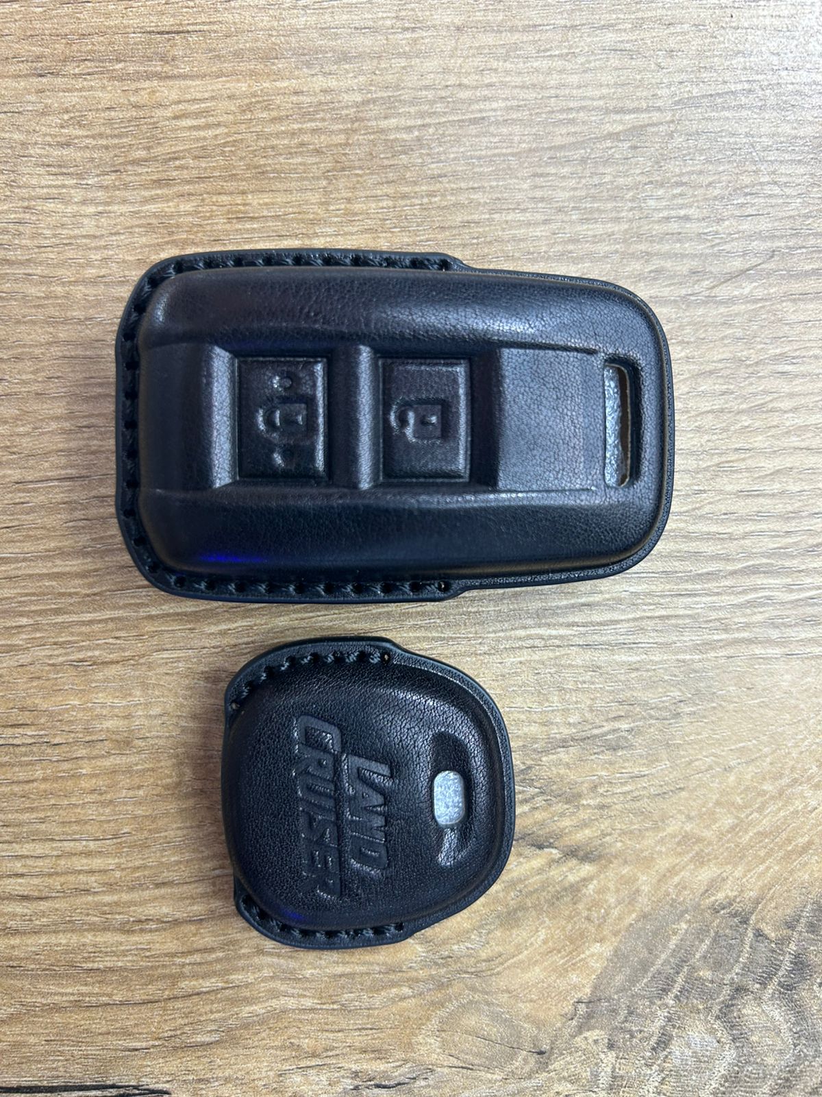 Toyota Land Cruiser Leather Key Cover Black color
