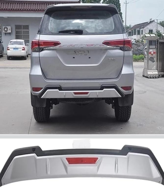 Toyota Fortuner GD6 2016+  Front and Rear Bumper Guard Black and Silver with Reflector