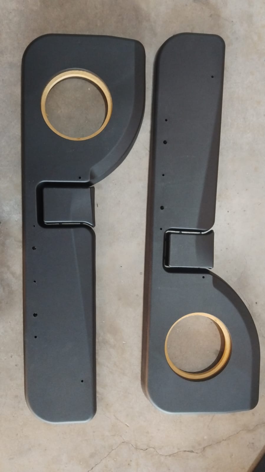 Toyota Land Cruiser 70 Series Front & Rear door speaker pods BLACK