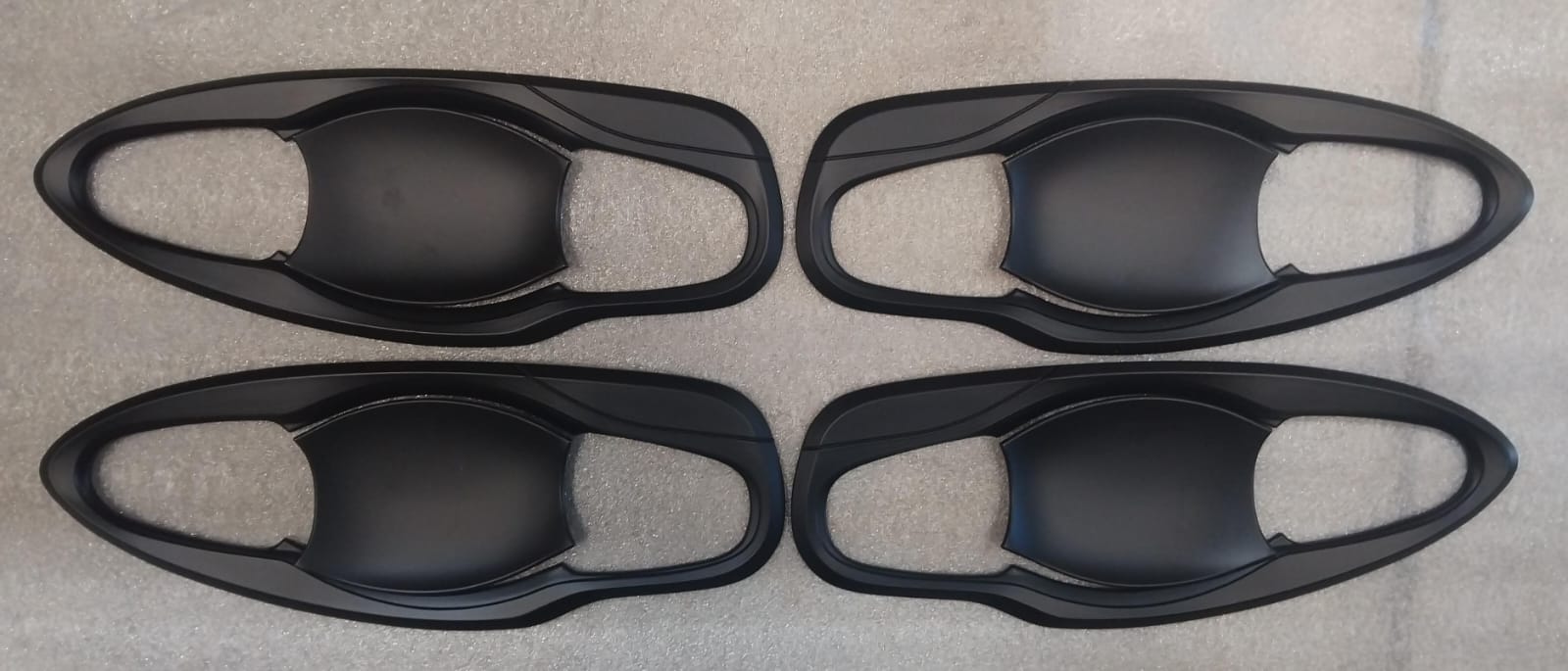 Toyota Hilux GDT6/TRAVO 2016+Door handle insert bowl Matt Black
