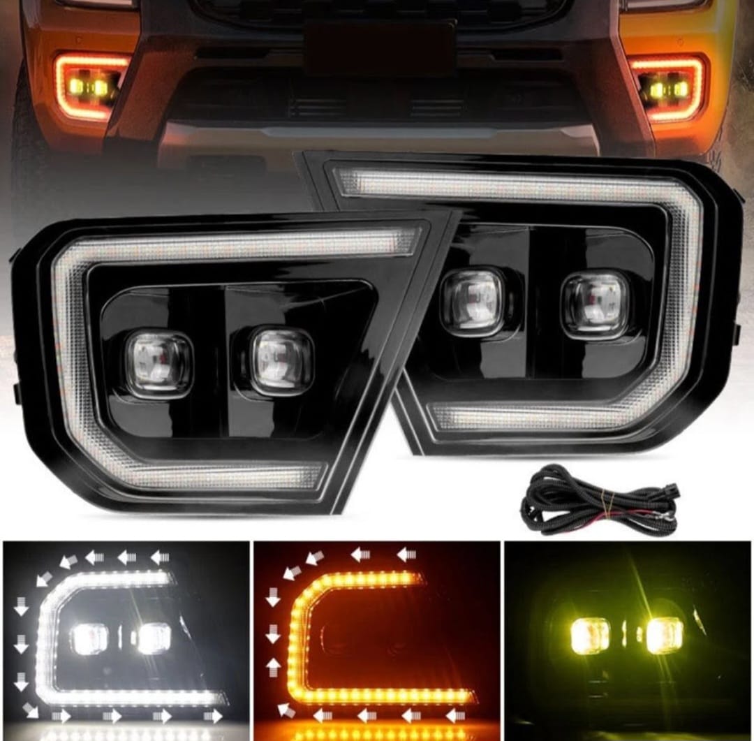 Ford Ranger Next Gen Wildtrak LED/Indicator Foglights with 2 light