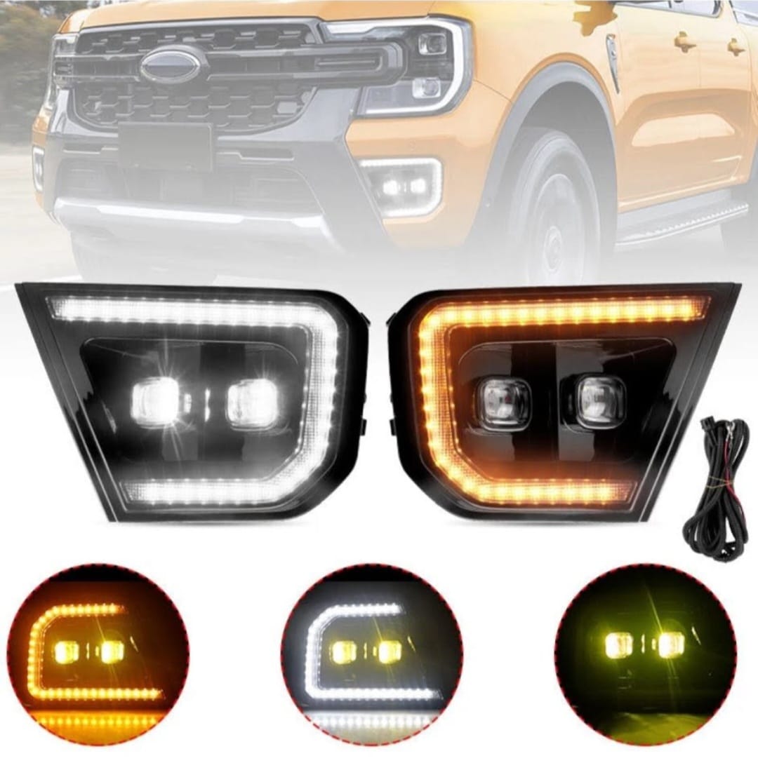 Ford Ranger Next Gen Wildtrak LED/Indicator Foglights with 2 light