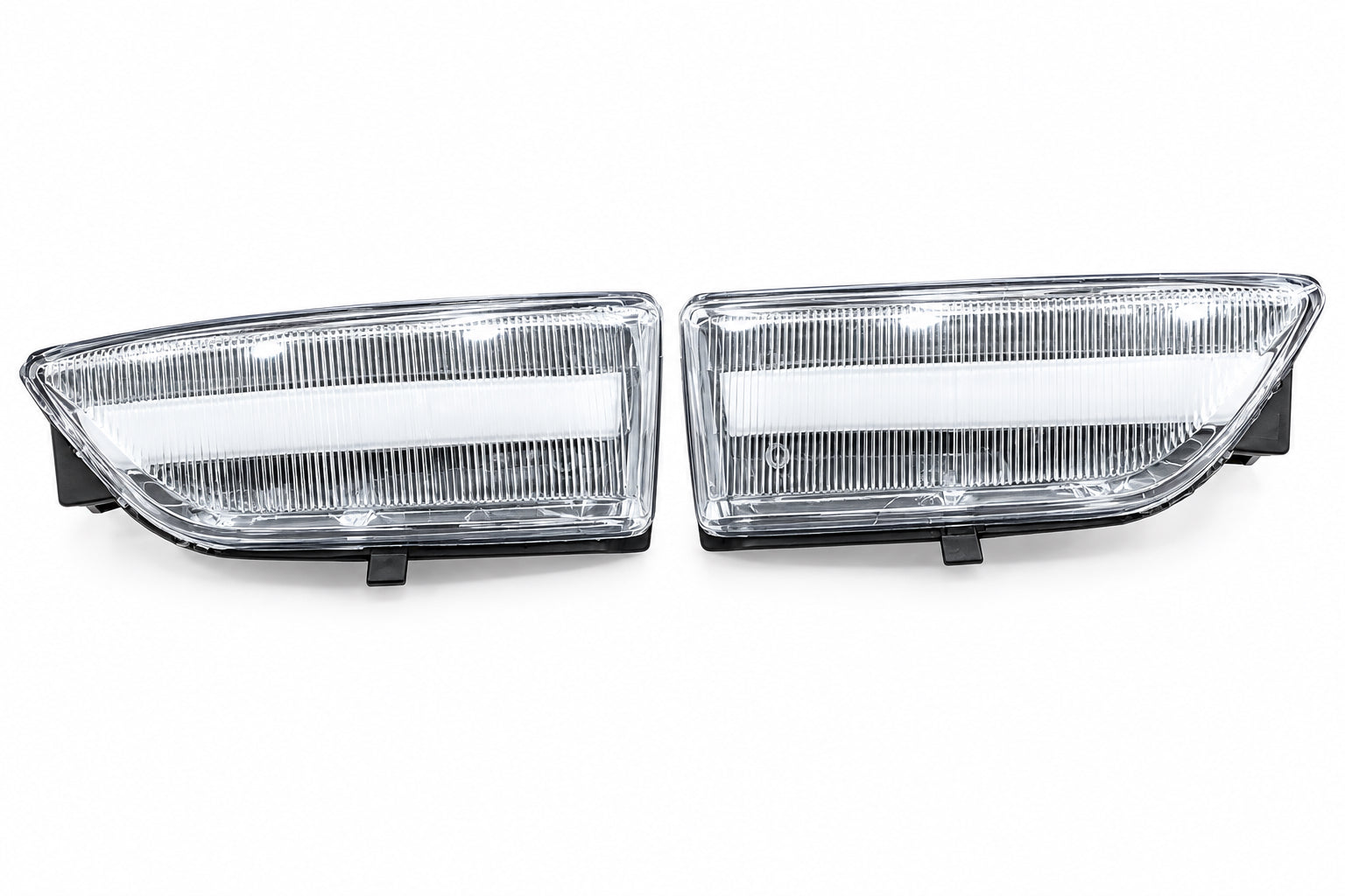 Ford Ranger 2012-2022 Mirror Indicators Clear with white stipe  set of 2