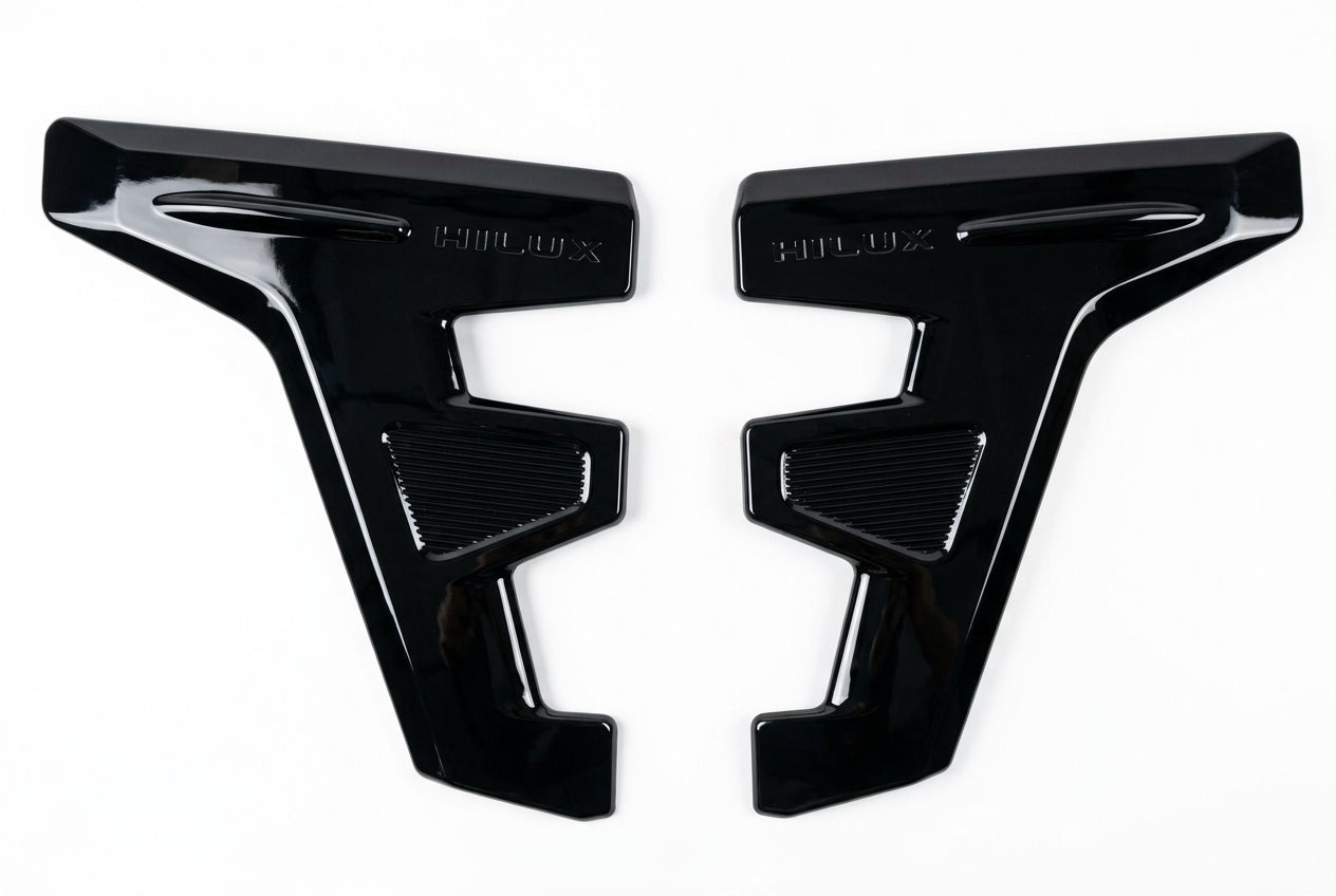 Toyota Hilux  GD6/Travo 2026 Side Taillight Cover ( Gloss Black )