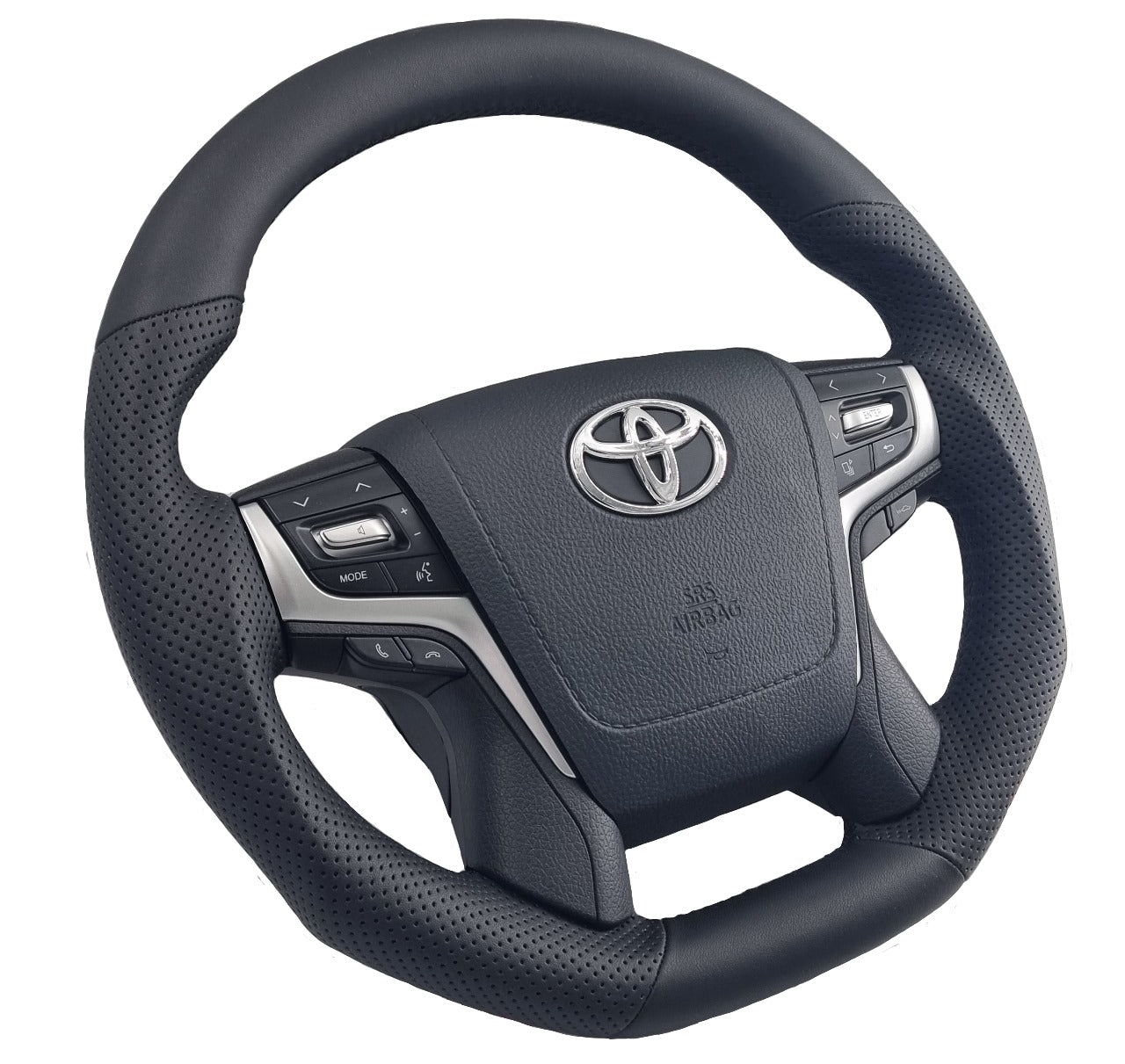 Perforated Leather Steering Wheel for Toyota 70 Series Land Cruiser