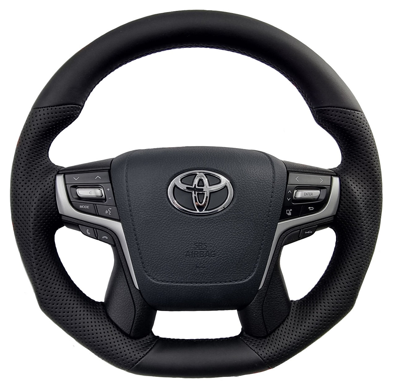 Perforated Leather Steering Wheel for Toyota 70 Series Land Cruiser