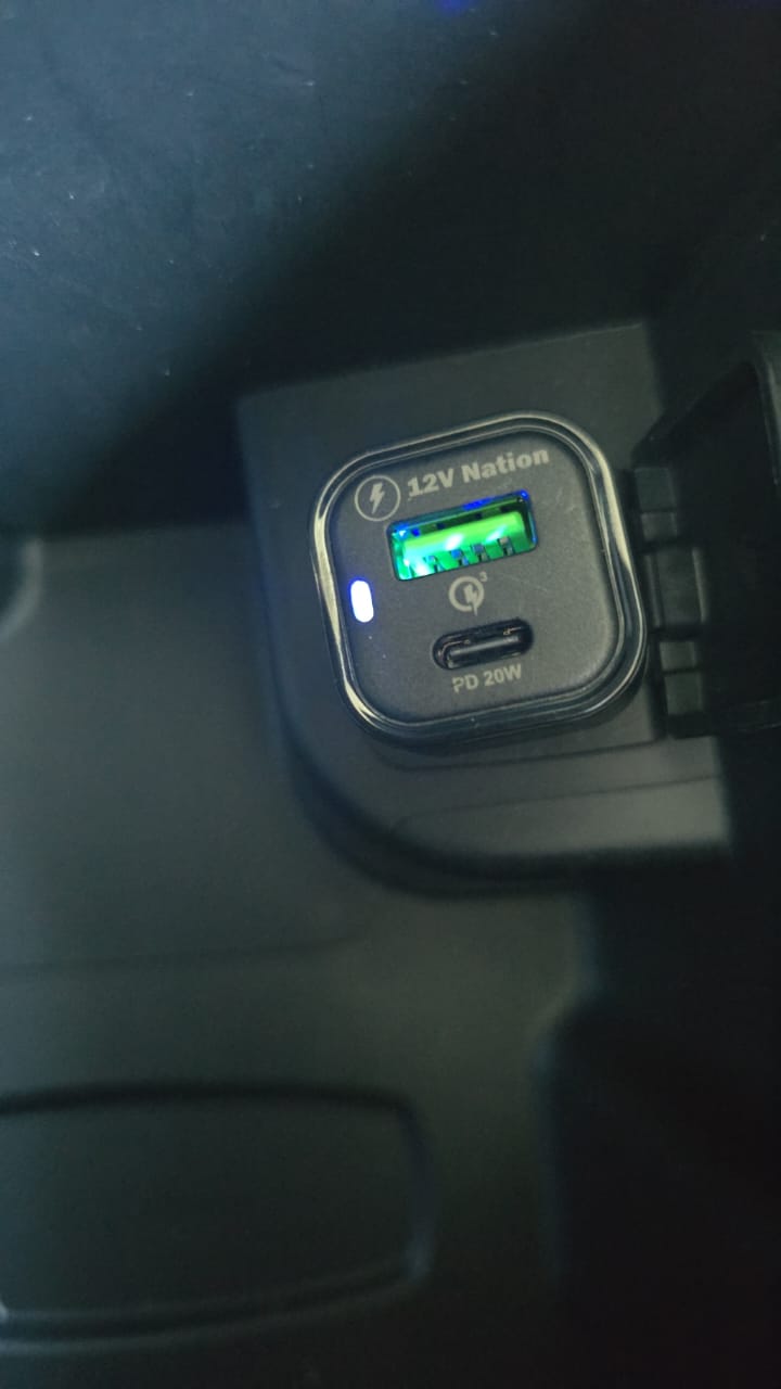 QC3 + C-Type Car Charger (Cigarette Socket Charger)