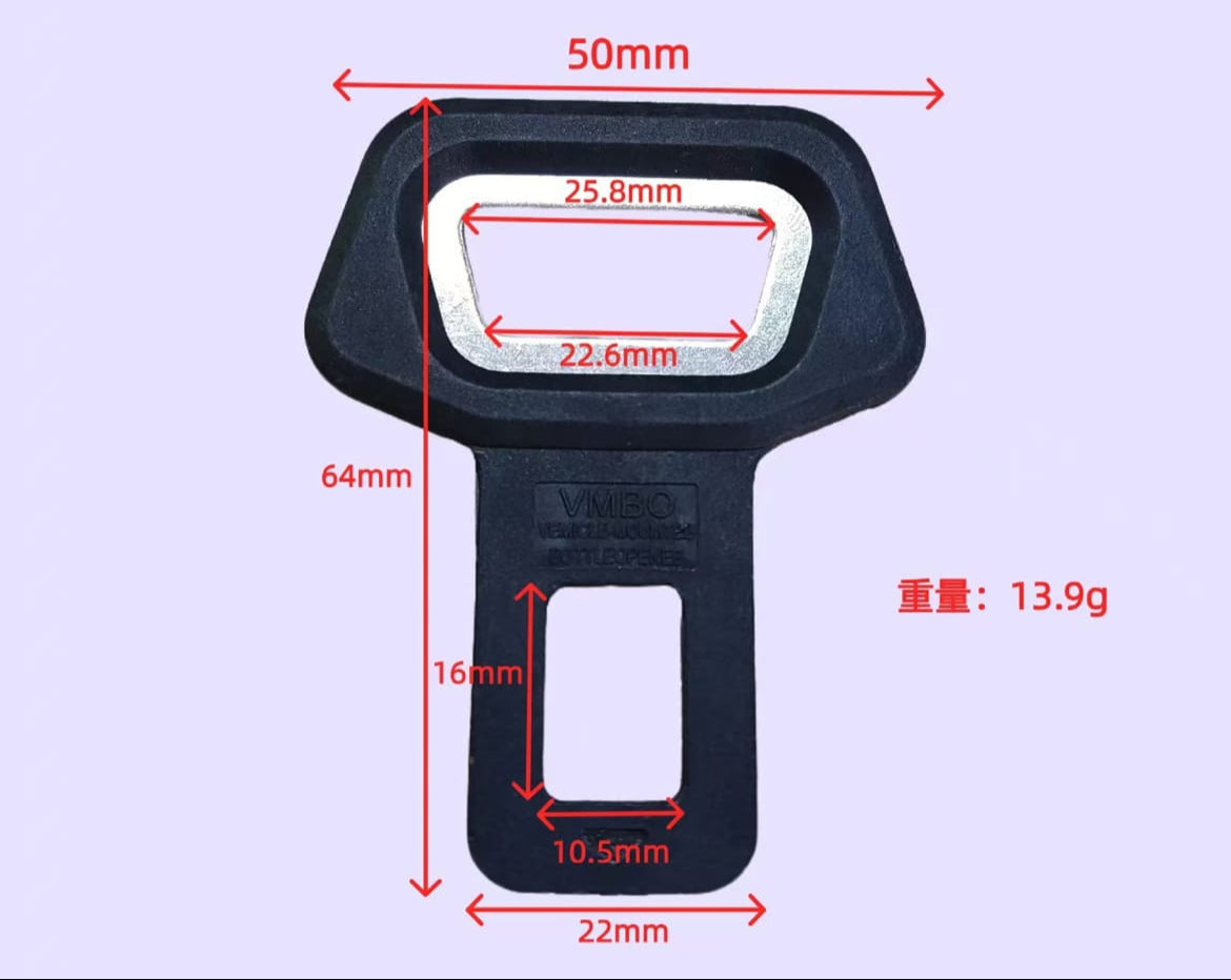 Seat Belt Alarm Cancel Tool &amp; Bottle Opener EACH