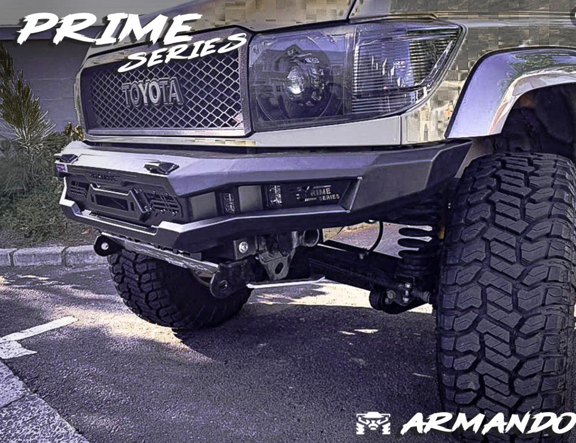 Toyota Land Cruiser 79 Series Armando front steel bumper