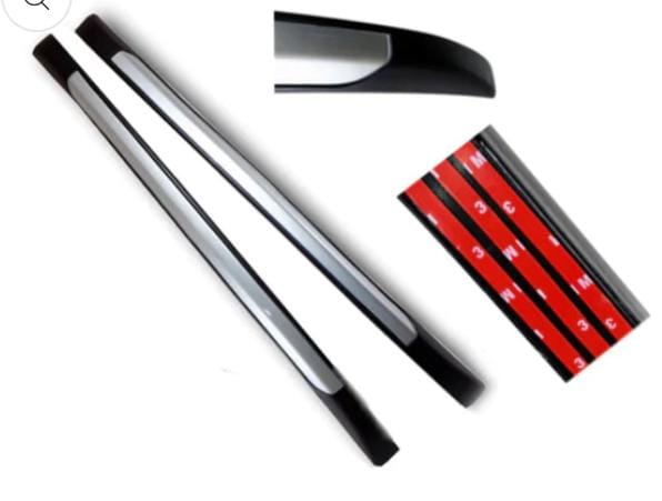 Toyota Hilux GD6 2016+ Roof Rails Chrome and Black(Stick On)