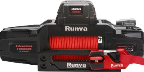 Runva 11000 lbs Winch with Synthetic Rope + 2 Remotes (Wire &amp; Wireless)