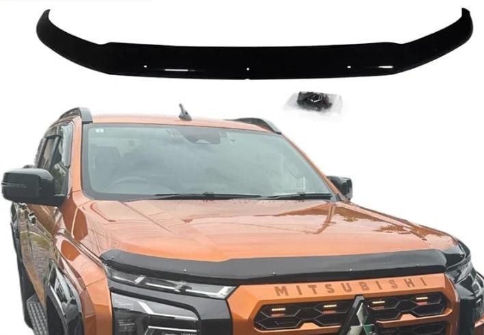 Mitsubishi Triton 2025 Bonnet Guard Slimline Gloss Black